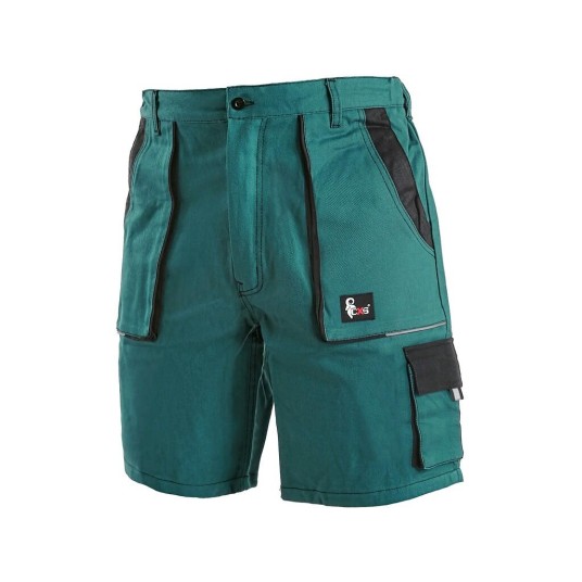 SPODENKI KRÓTKIE CXS LUXY TOMAS MĘSKIE - ZIELONO-CZARNY
