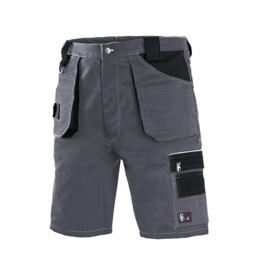 SPODENKI KRÓTKIE CXS ORION DAVID MĘSKIE - SZARO-CZARNY