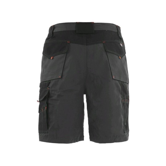 SPODENKI KRÓTKIE CXS SIRIUS ELIAS MĘSKIE - SZARO-POMARAŃCZOWY