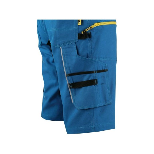 SPODENKI KRÓTKIE CXS STRETCH MĘSKIE - NIEBIESKO-CZARNY