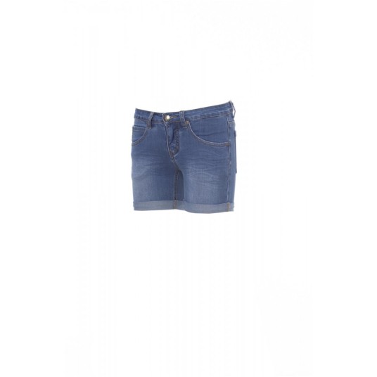 SPODENKI KRÓTKIE JEANS DAMSKIE CALIFORNIA - JASNONIEBIESKI