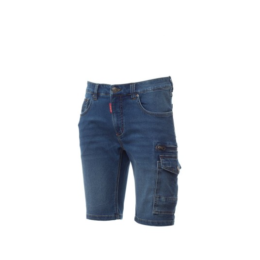 SPODENKI KRÓTKIE MĘSKIE WEST SHORTS - NIEBIESKI DENIM