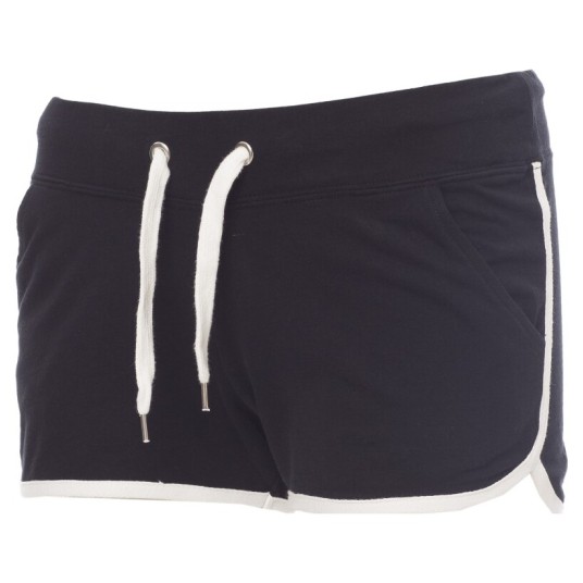 SPODENKI KRÓTKIE SPORTOWE COMBAT LADY - CZARNY-BIAŁY