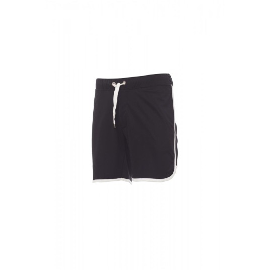 SPODENKI KRÓTKIE SPORTOWE UNISEX GAME - CZARNY/BIAŁY
