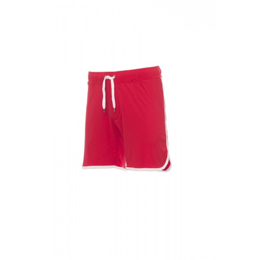 SPODENKI KRÓTKIE SPORTOWE UNISEX GAME - CZERWONY/BIAŁY