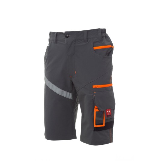 SPODENKI KRÓTKIE UNISEX NEXT 4W SHORTS - ZADYMIONY/CZARNY