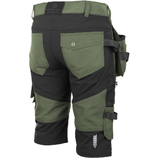 SPODENKI ROBOCZE EREBOS GREEN/BLACK