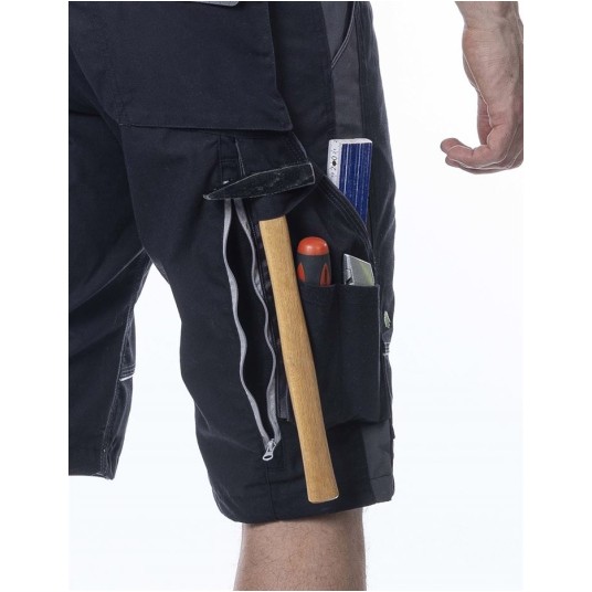 SPODENKI URBAN+ - CZARNO-SZARY