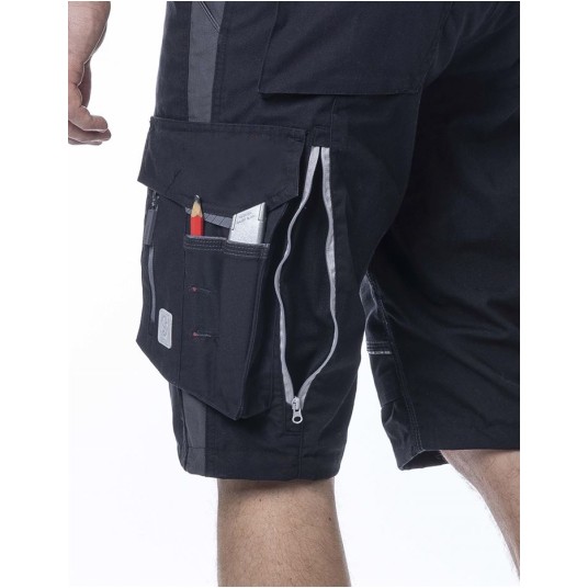 SPODENKI URBAN+ - CZARNO-SZARY