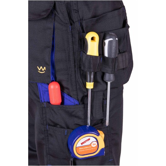 SPODNIE 3/4 DO PASA SEVEN KINGS TOPAZ - CZARNY