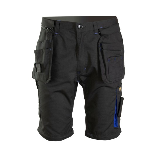 SPODNIE 3/4 DO PASA SEVEN KINGS TOPAZ - CZARNY