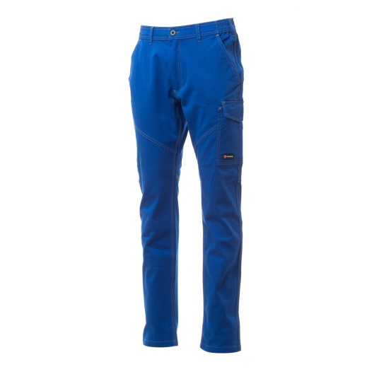 SPODNIE CAŁOROCZNE ELASTYCZNE UNISEX WORKER STRETCH - KRÓLEWSKI NIEBIESKI