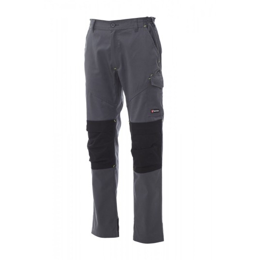 SPODNIE CAŁOROCZNE UNISEX WORKER TECH - ZADYMIONY/CZARNY