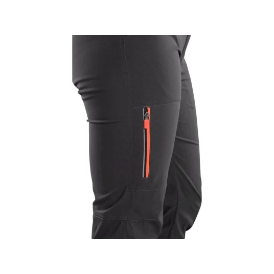 SPODNIE CXS OREGON DAMSKIE LETNIE - ANTRACYTOWO-KORALOWE