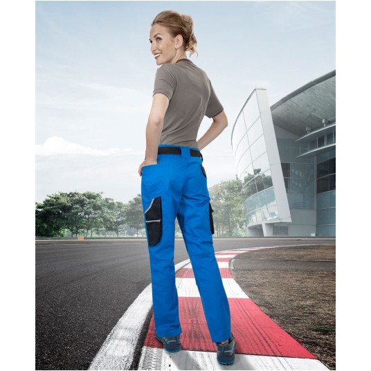 SPODNIE DO PASA 4TECH 02 DAMSKIE - NIEBIESKO-CZARNY - 164-172CM