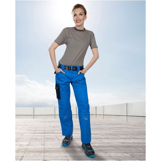 SPODNIE DO PASA 4TECH 02 DAMSKIE - NIEBIESKO-CZARNY - 164-172CM