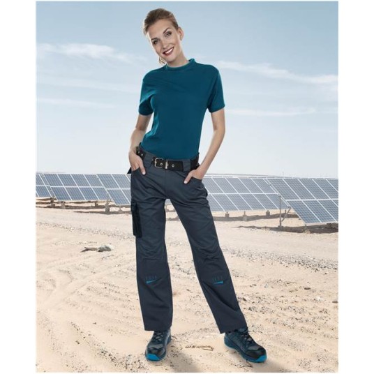 SPODNIE DO PASA 4TECH 02 DAMSKIE - SZARO-CZARNY - 164-172CM