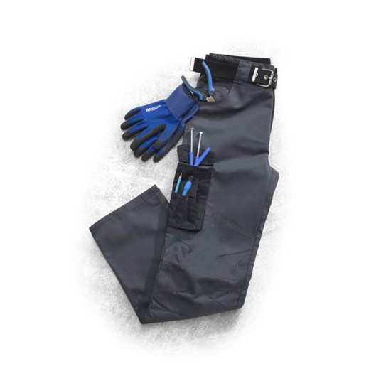 SPODNIE DO PASA 4TECH 02 - SZARO-CZARNY - 170-175CM