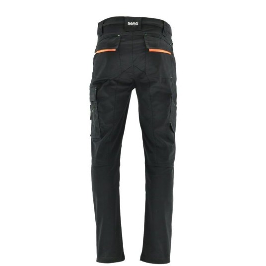 SPODNIE DO PASA ACTIFLEX CZARNY