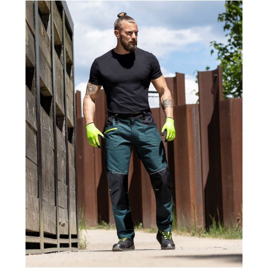 SPODNIE DO PASA ARDON®4XSTRETCH® - CIEMNO-ZIELONY