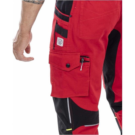 SPODNIE DO PASA ARDON®4XSTRETCH® - CZERWONY