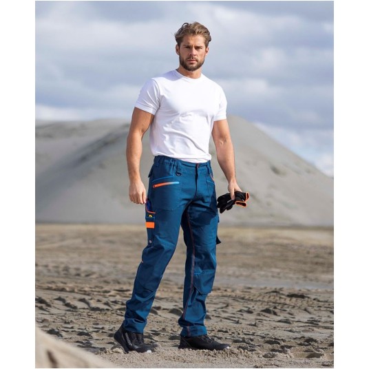 SPODNIE DO PASA ARDON®CREATRON® - NIEBIESKI