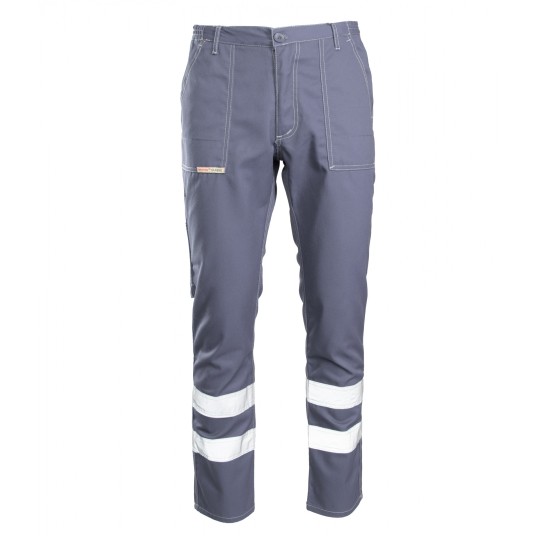 SPODNIE DO PASA BRIXTON CLASSIC ODBLASK - STALOWY