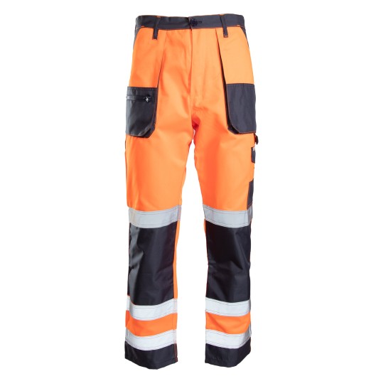 SPODNIE DO PASA BRIXTON FLASH KAT.II KL. 2 - POMARAŃCZOWY-GRANATOWY