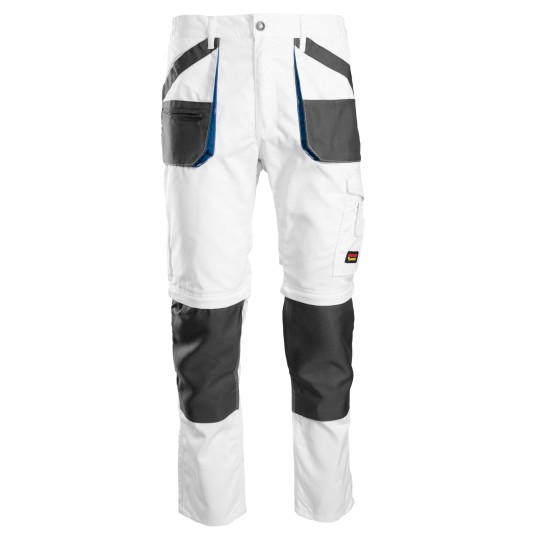 SPODNIE DO PASA BRIXTON PRACTICAL Z ODPINANYMI NOGAWKAMI - BIAŁY