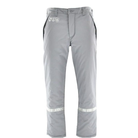 SPODNIE DO PASA CIEPŁOCHRONNE CHEMIK AS WINTER JASNOSZARY