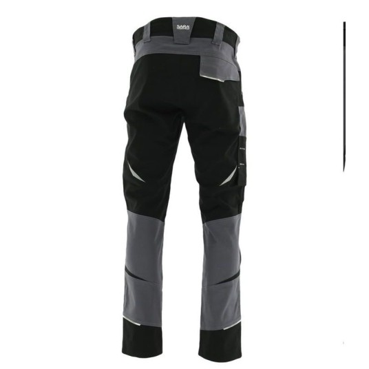 SPODNIE DO PASA COTTONFLEX CZARNY