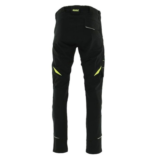 SPODNIE DO PASA COTTONFLEX CZARNY