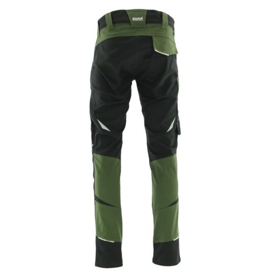 SPODNIE DO PASA COTTONFLEX CZARNY