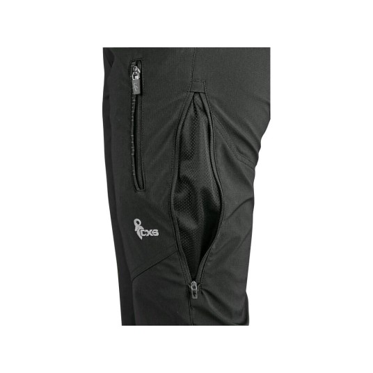 SPODNIE DO PASA CXS AKRON DAMSKIE SOFTSHELL - CZARNY