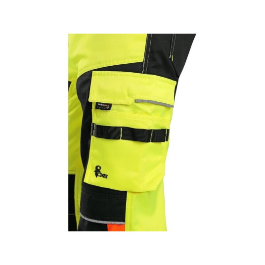 SPODNIE DO PASA CXS BENSON MĘSKIE OSTRZEGAWCZE - ŻÓŁTO-CZARNY