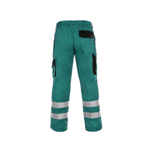 SPODNIE DO PASA CXS LUXY BRIGHT MĘSKIE - ZIELONO-CZARNY