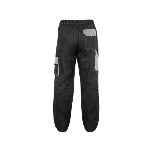 SPODNIE DO PASA CXS LUXY JOSEF MĘSKIE - CZARNO-SZARY