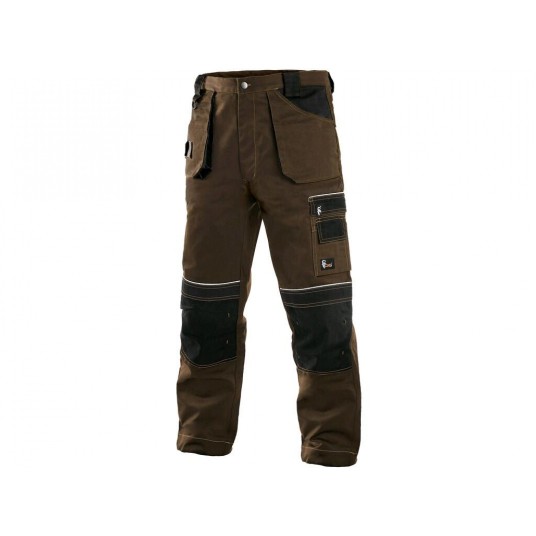 SPODNIE DO PASA CXS ORION TEODOR MĘSKIE - BRĄZOWO-CZARNY