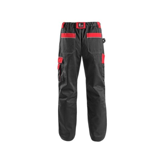 SPODNIE DO PASA CXS ORION TEODOR MĘSKIE - CZARNO-CZERWONY