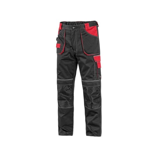 SPODNIE DO PASA CXS ORION TEODOR MĘSKIE - CZARNO-CZERWONY