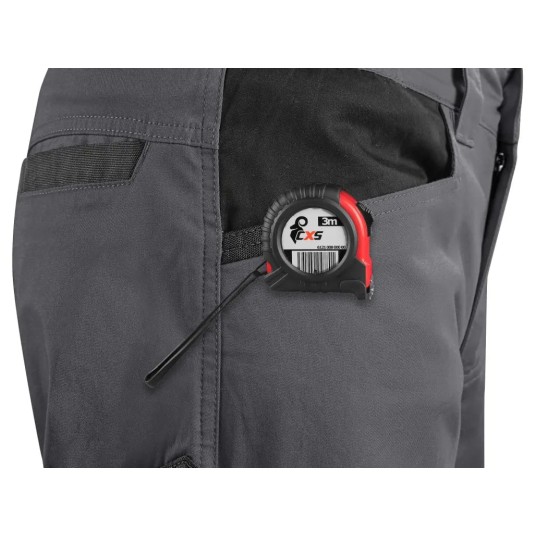 SPODNIE DO PASA CXS SOLIS - 170-176CM - SZARY-CZARNY