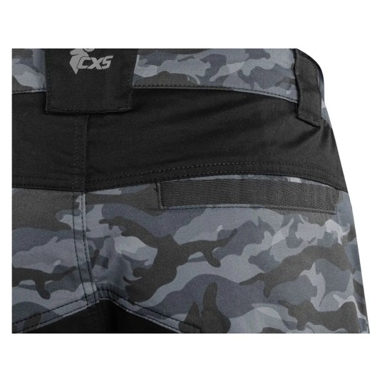 SPODNIE DO PASA CXS SOLIS - CAMO-CZARNY