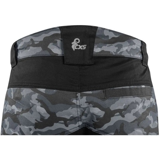 SPODNIE DO PASA CXS SOLIS - CAMO-CZARNY