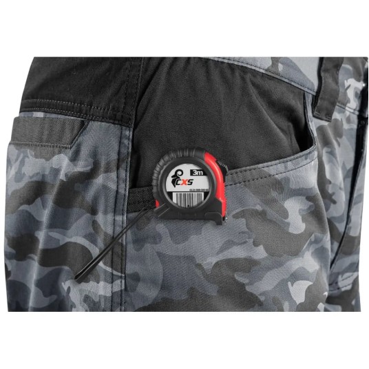 SPODNIE DO PASA CXS SOLIS - CAMO-CZARNY