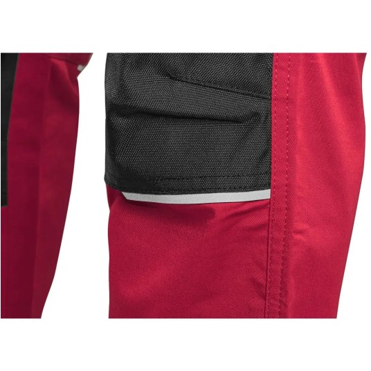 SPODNIE DO PASA CXS SOLIS - CZERWONY-CZARNY