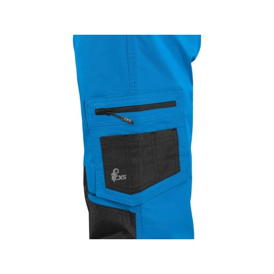 SPODNIE DO PASA CXS SOLIS - NIEBIESKI-CZARNY