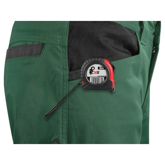 SPODNIE DO PASA CXS SOLIS - ZIELONY-CZARNY