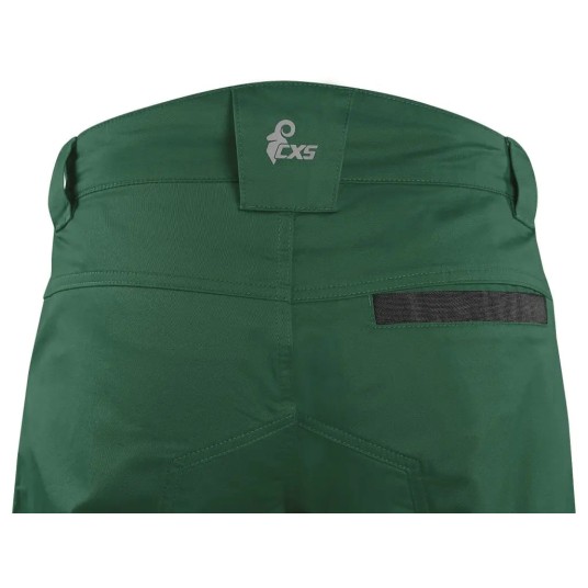 SPODNIE DO PASA CXS SOLIS - ZIELONY-CZARNY