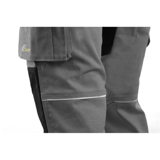 SPODNIE DO PASA CXS STRETCH DAMSKIE - SZARO-CZARNY