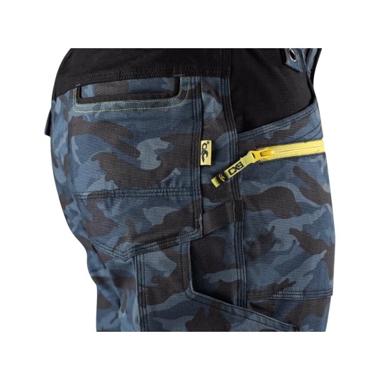 SPODNIE DO PASA CXS STRETCH MĘSKIE - MORO NIEBIESKI